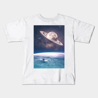 Summer & Moon Rings Kids T-Shirt